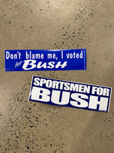 Load image into Gallery viewer, Vintage Bush Bumper Stickers
