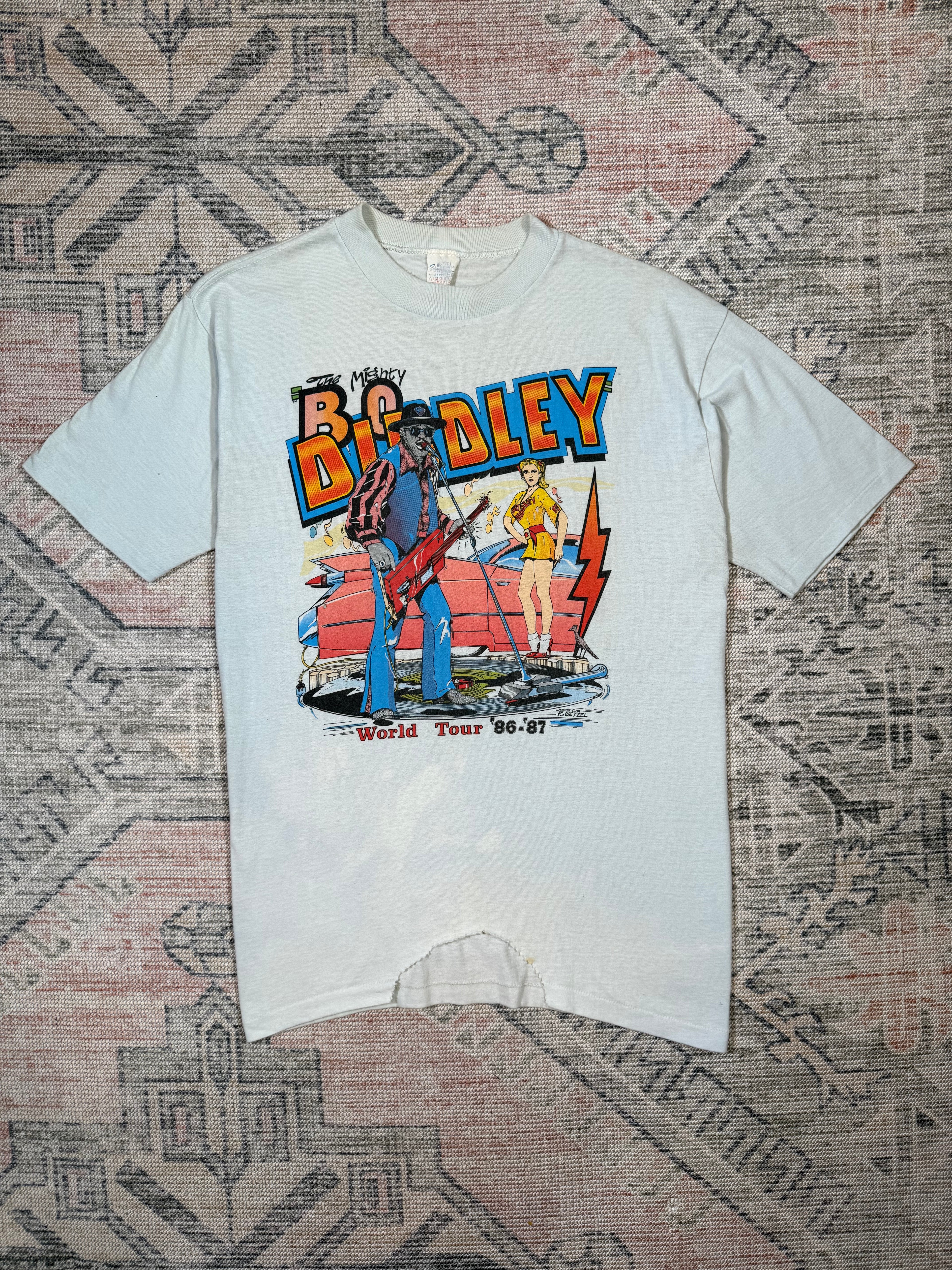 Vintage 1986-87 Bo Diddley Tour T-Shirt (M/L)