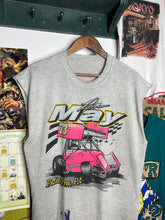 Load image into Gallery viewer, Vintage Ron May Sprint Car Cutoff Shirt (L/XL)
