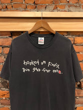 Load image into Gallery viewer, Vintage Y2K Hooked on Fonix Parody Shirt (L)
