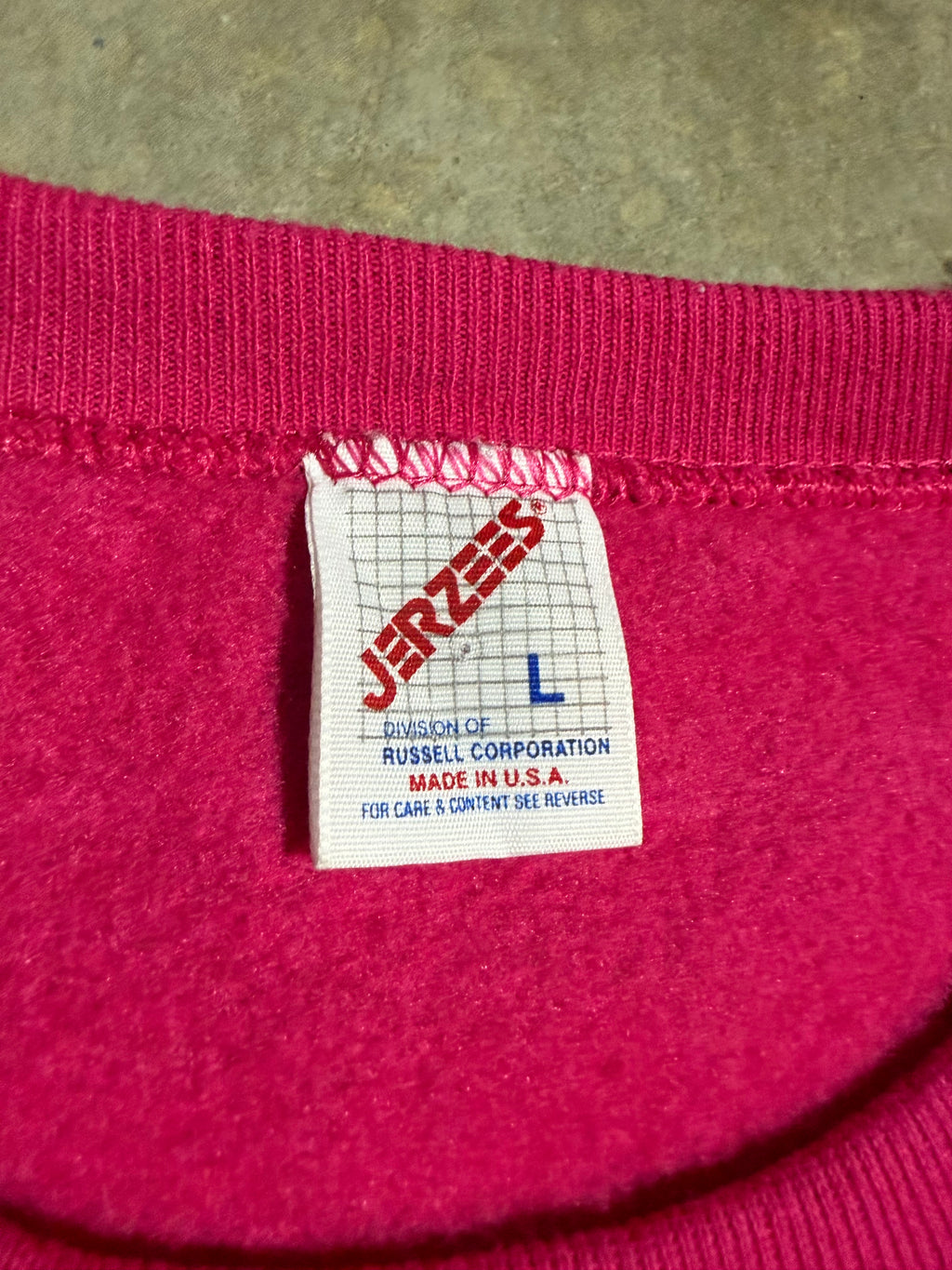 Vintage 90s Unworn Snowy Minnesota Pink Crewneck(L)