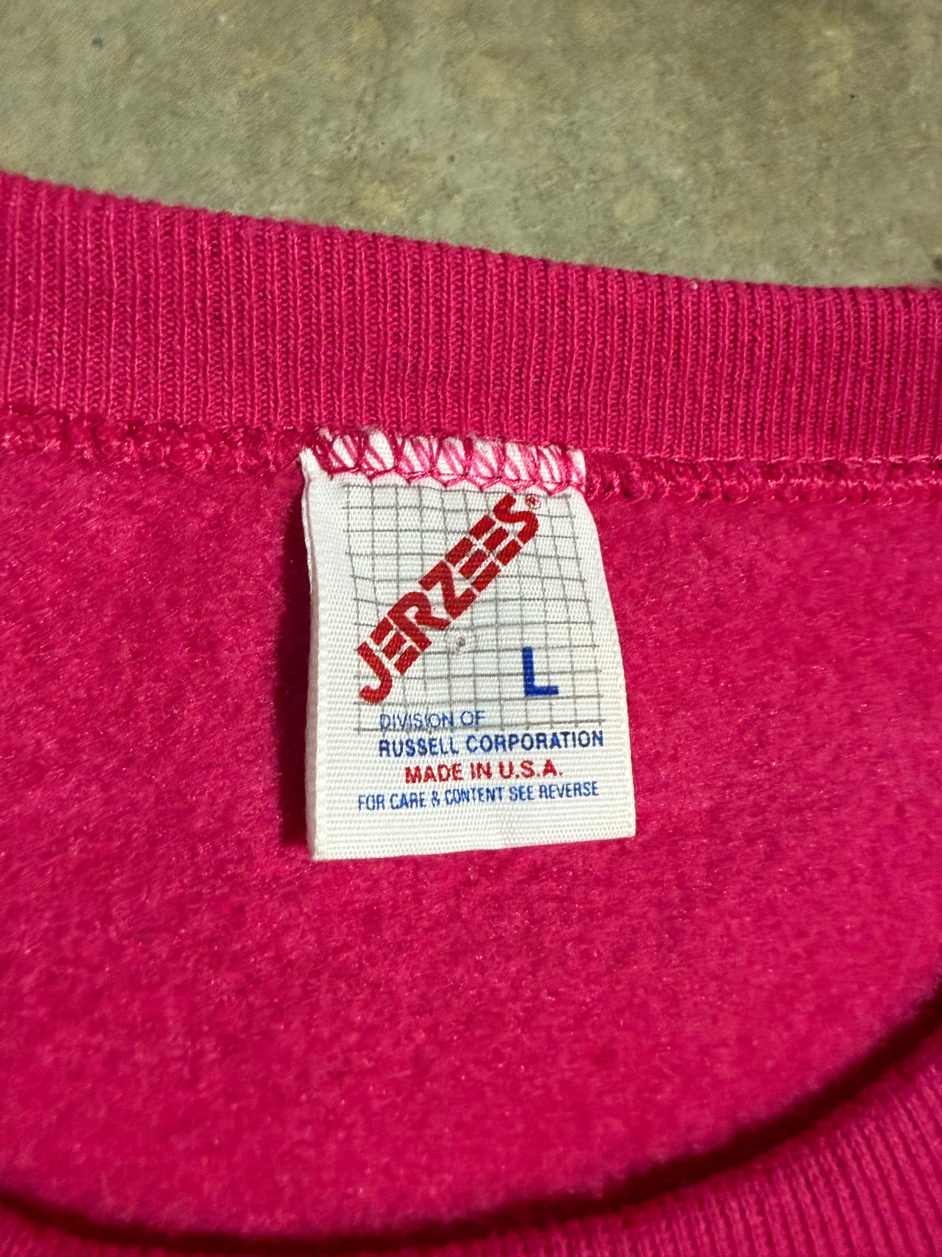 Vintage 90s Unworn Snowy Minnesota Pink Crewneck(L)