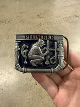 Load image into Gallery viewer, Vintage Plumber Belt Buckle
