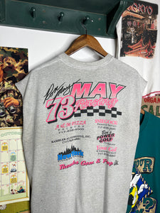 Vintage Ron May Sprint Car Cutoff Shirt (L/XL)