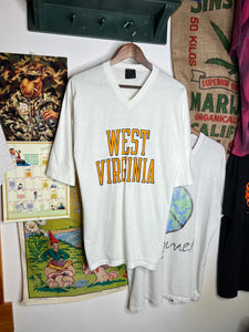 Vintage 80s West Virginia Jersey T-Shirt (M)
