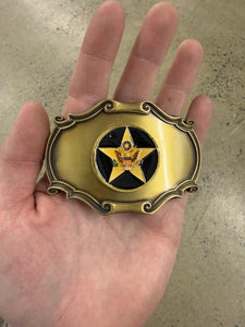 Vintage USA Star Belt Buckle