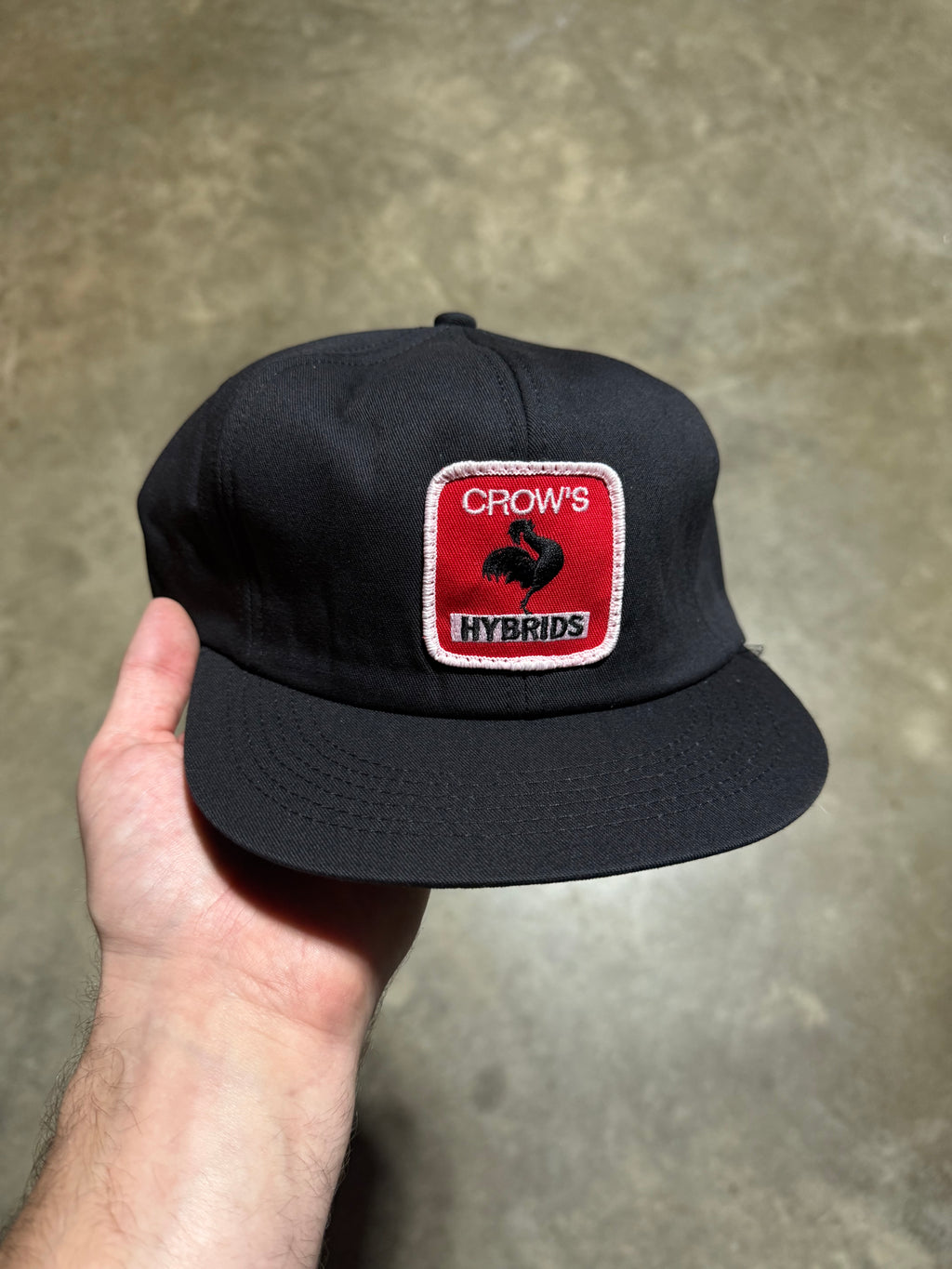 Vintage Crows Hybrids Patch Trucker Hat