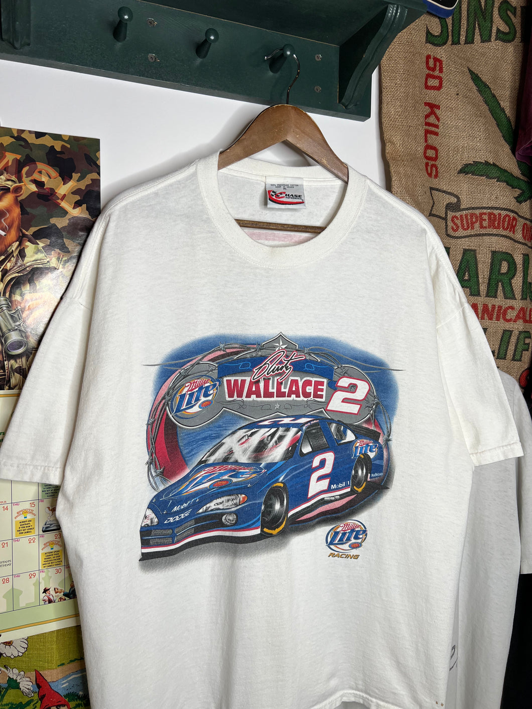 Vintage Rusty Wallace Double Sided Nascar Tee (2XL)