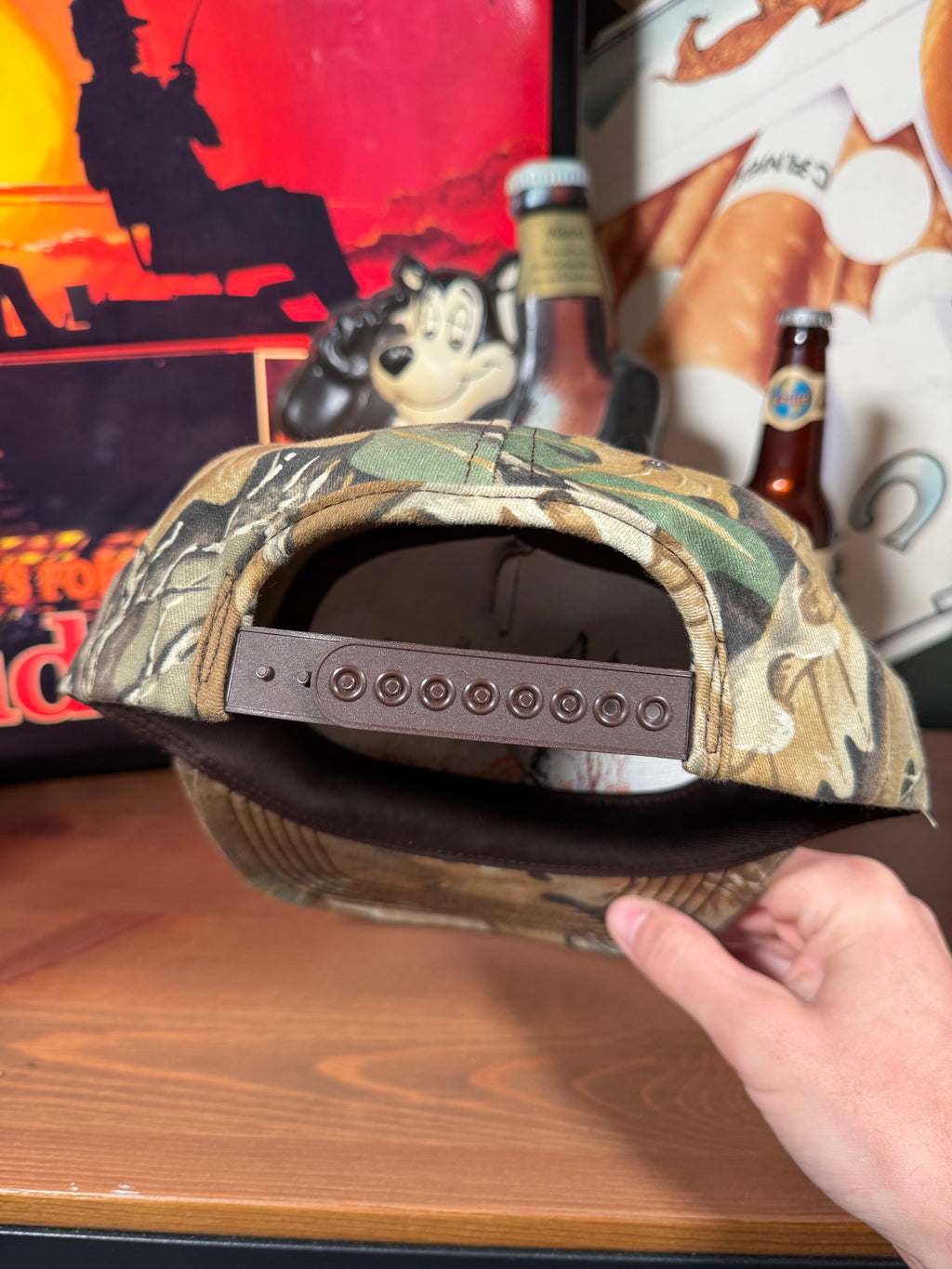 Vintage Golden Harvest Seeds Duck Camo K Products Trucker Hat