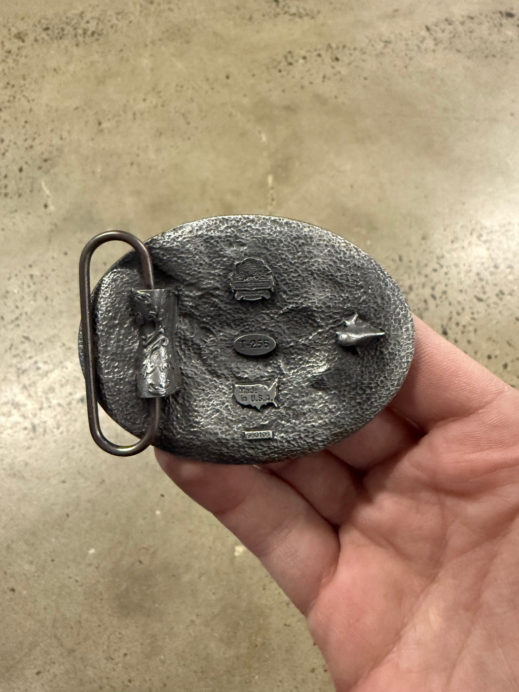 Vintage American Flag Bald Eagle Belt Buckle