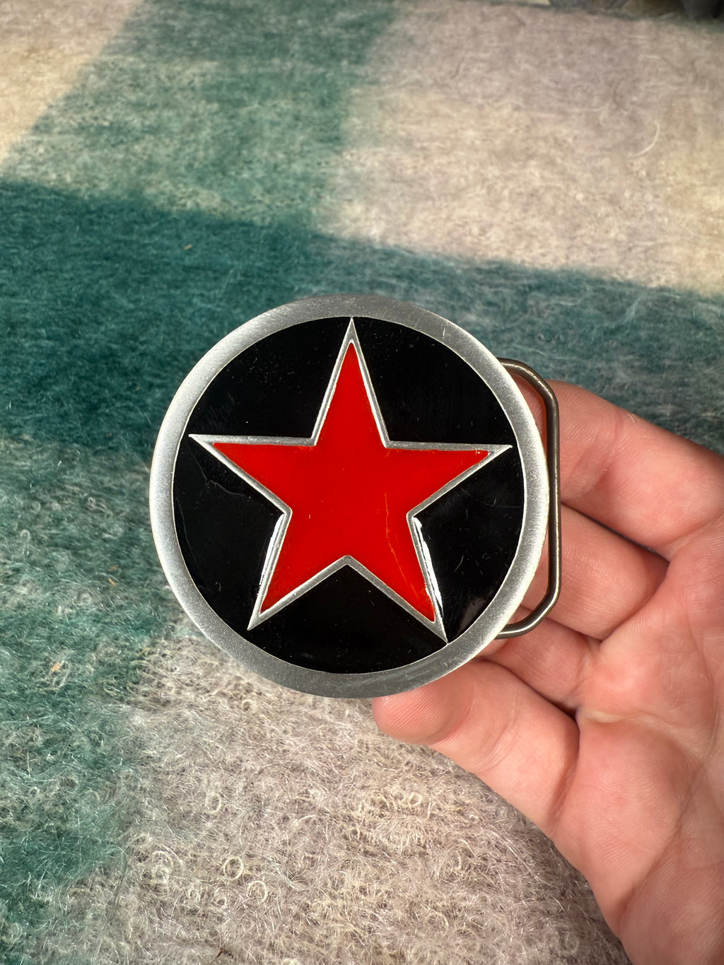 Vintage 2000 Star Belt Buckle