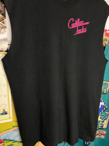 Vintage Cadillac Jacks Bar Cutoff Shirt (L)