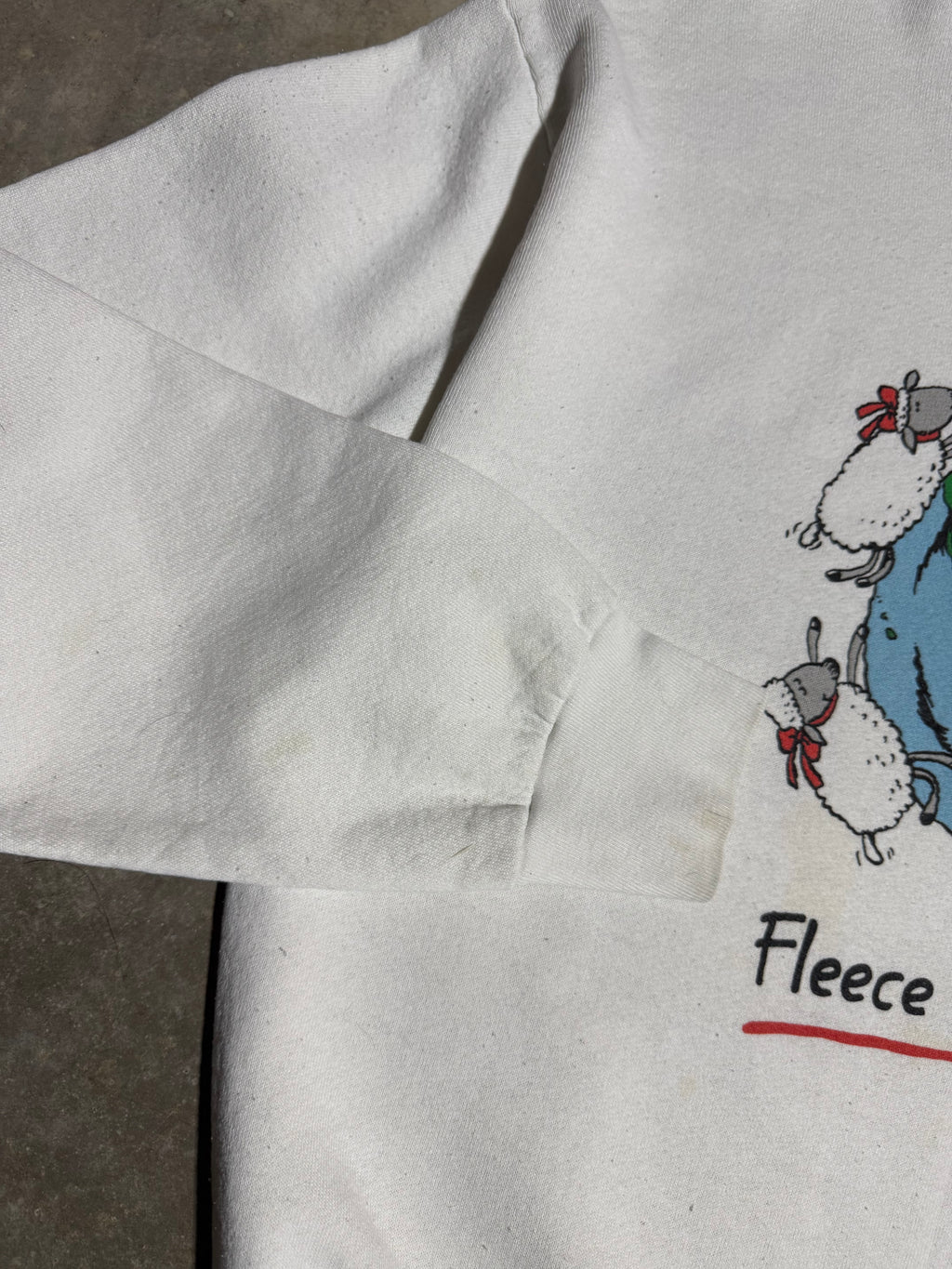 Vintage 90s Fleece On Earth Crewneck (L)