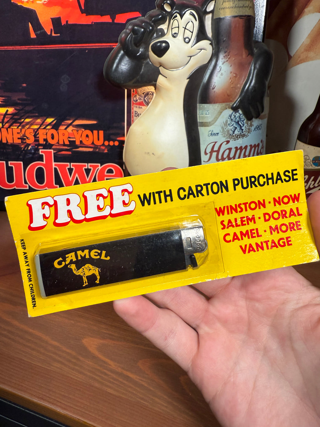 Vintage 1981 Camel Cigarettes Unopened Lighter