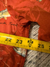 Load image into Gallery viewer, Red Head All Over Fish Button Down Shirt (L)
