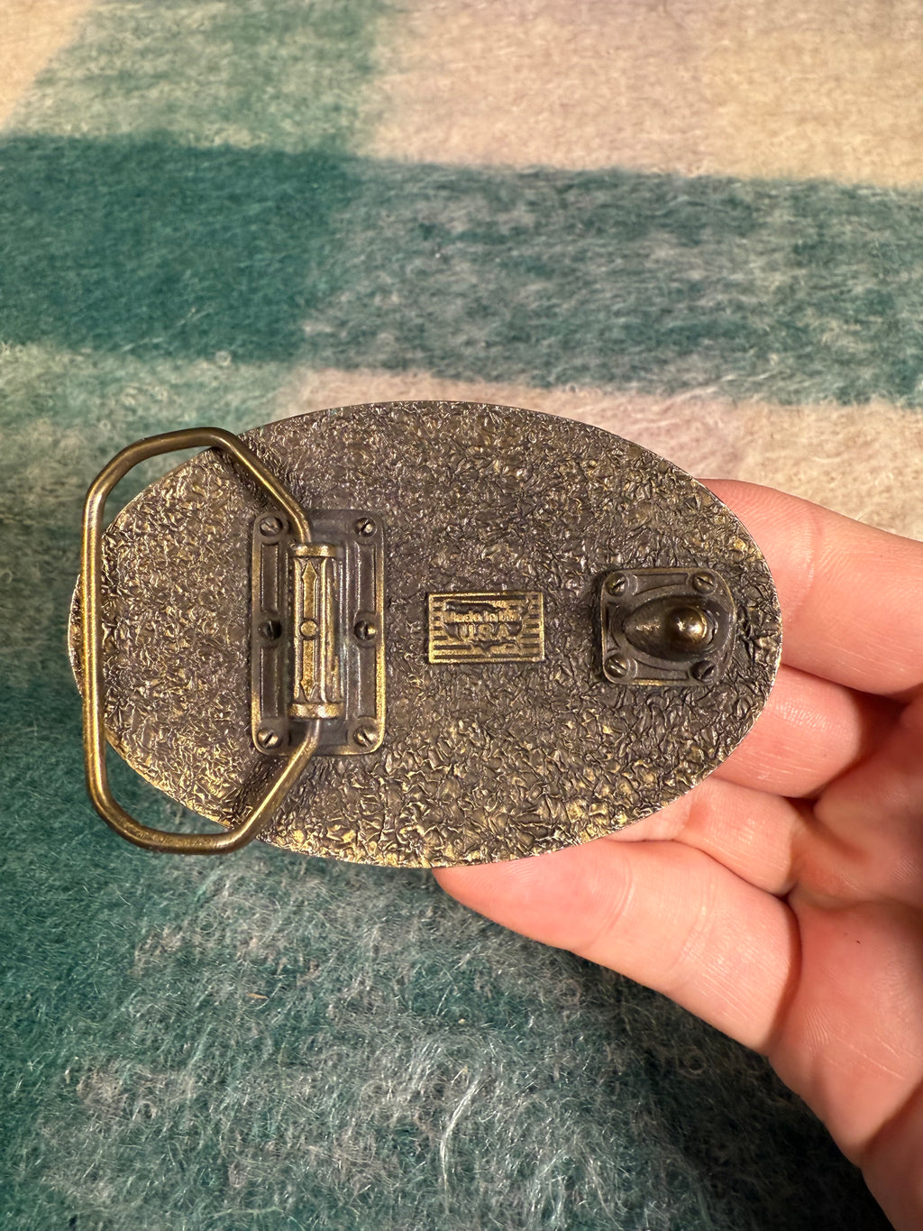 Vintage 80s Shooting and Hunting Facility Belt Buckle