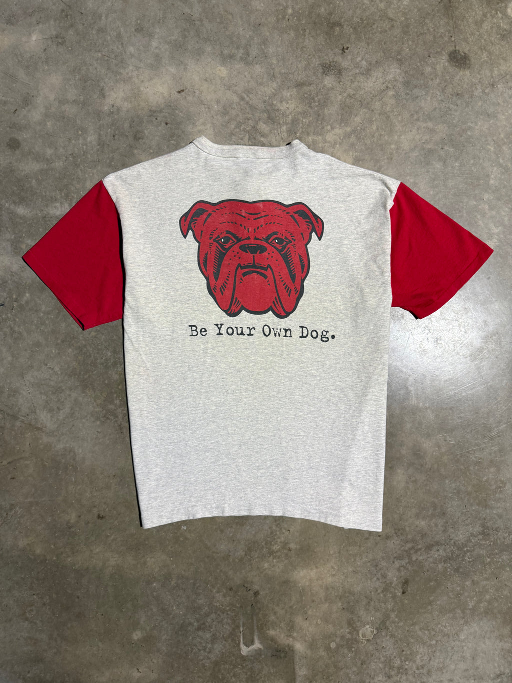 Vintage Red Dog Beer Henley T-Shirt (XL)