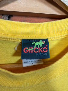 Vintage Y2K Gecko Hawaii Shirt (Youth L)