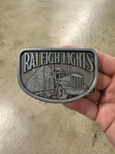 Load image into Gallery viewer, Vintage Raleigh Lights Cigs Belt Buckle
