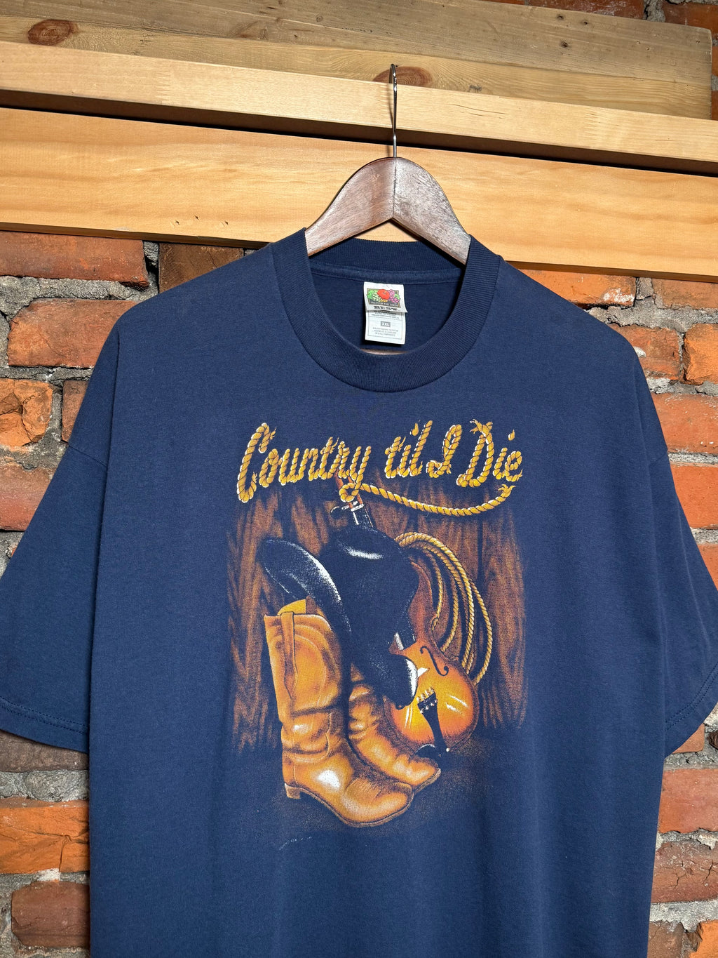 Vintage 90s Country Til I Die Tee (XXL)