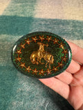 Vintage Sparkly Cowboy Belt Buckle