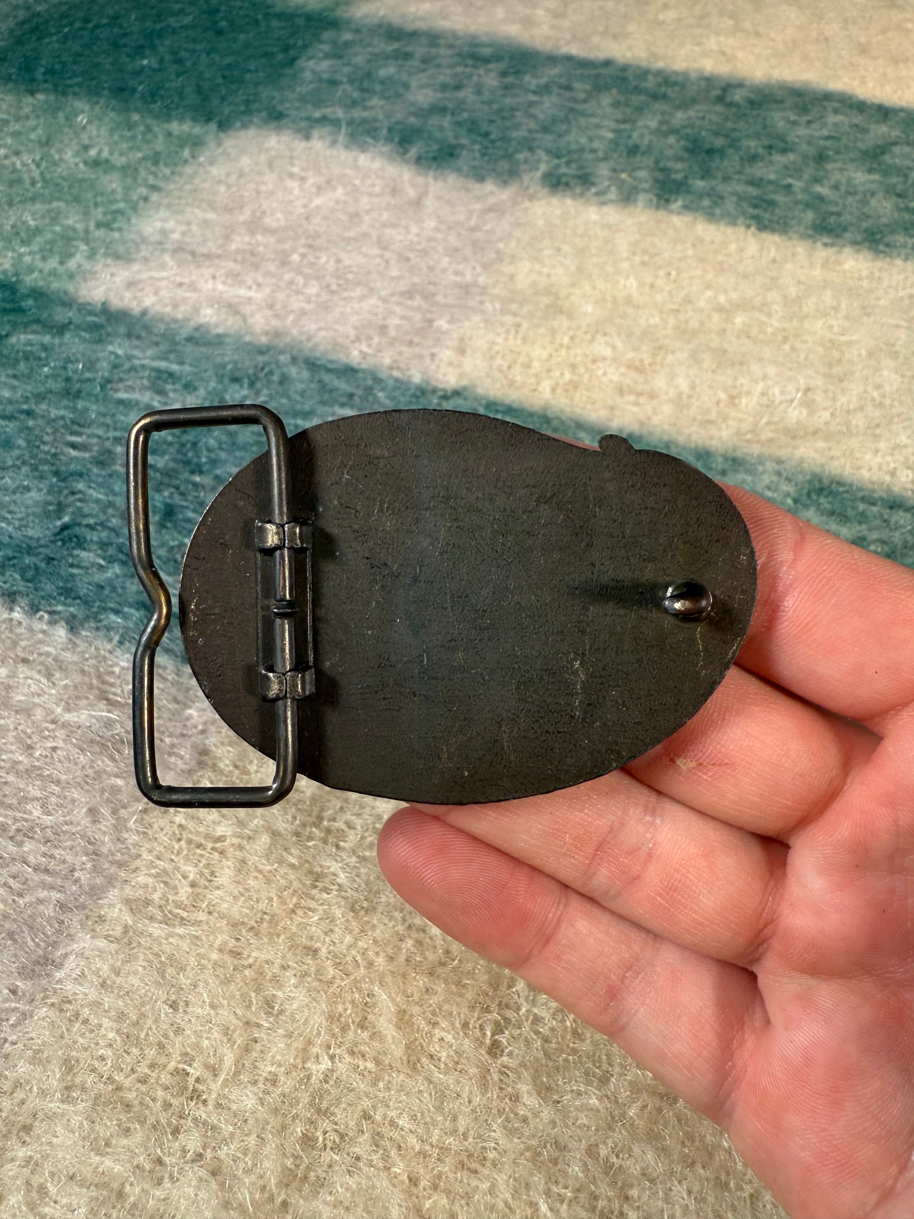 Vintage Big Red Chewing Tobacco Belt Buckle