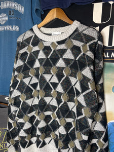 Vintage Protege Triangle Pattern Sweater (L)