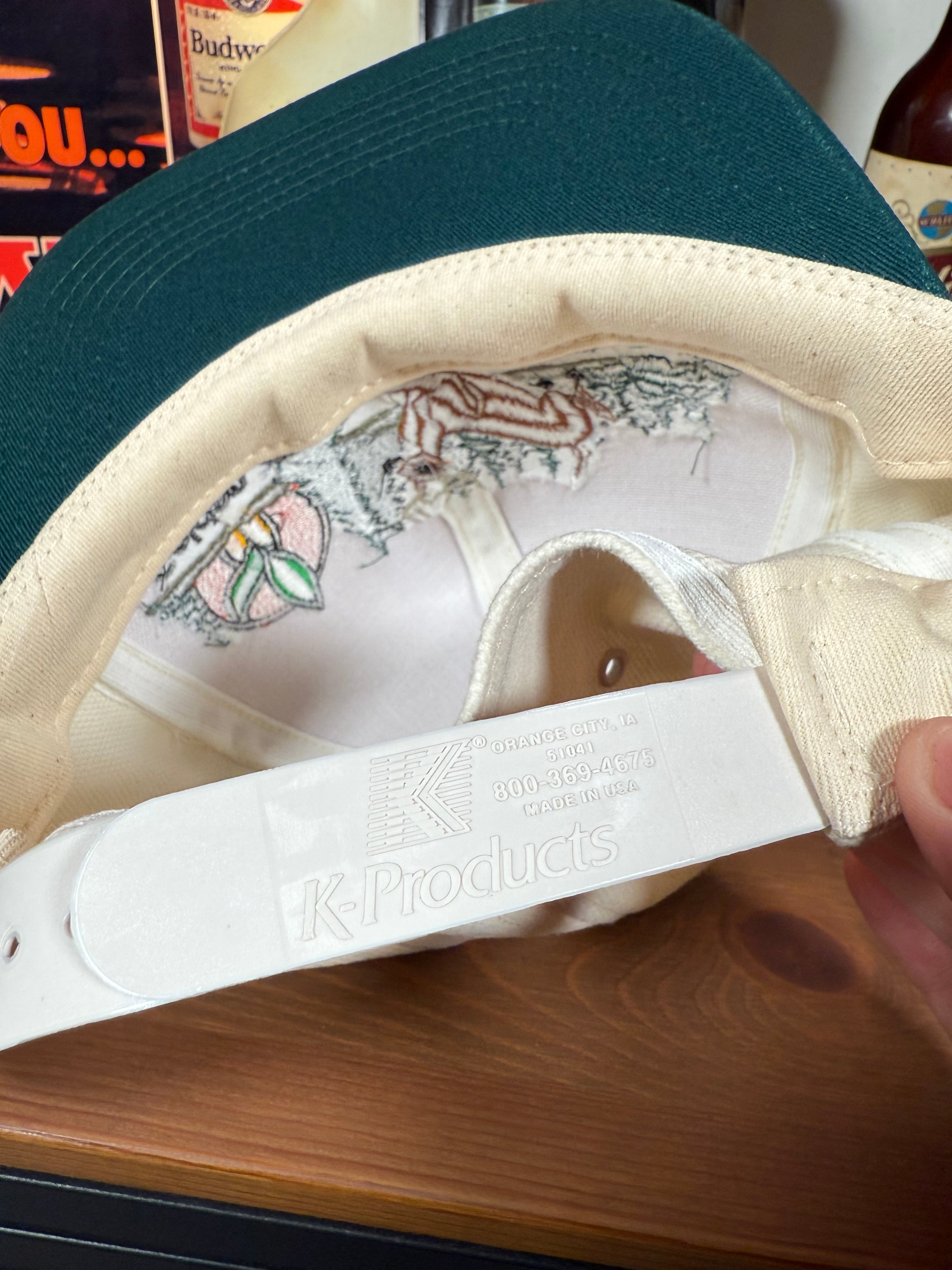 Vintage Golden Harvest Jumping Deer Snapback Hat