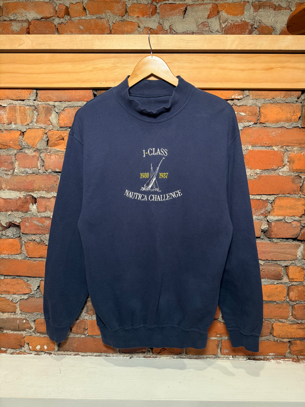 Vintage Nautica J-Class Embroidered Crewneck (S)