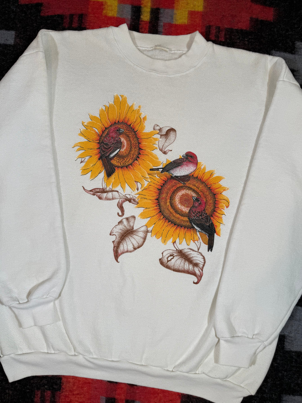 Vintage 90s Sunflower Crewneck (XL)
