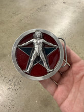 Load image into Gallery viewer, Vintage 1996 Pentagram Belt Buckle
