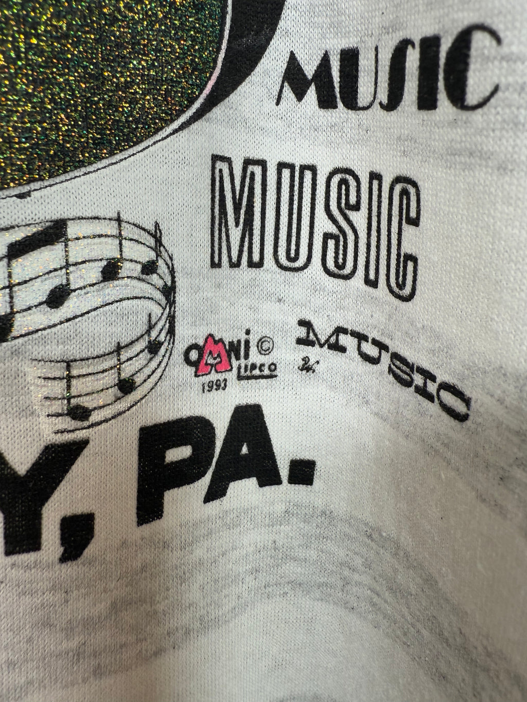 Vintage 1993 Country Music Double Layer Tee (L)