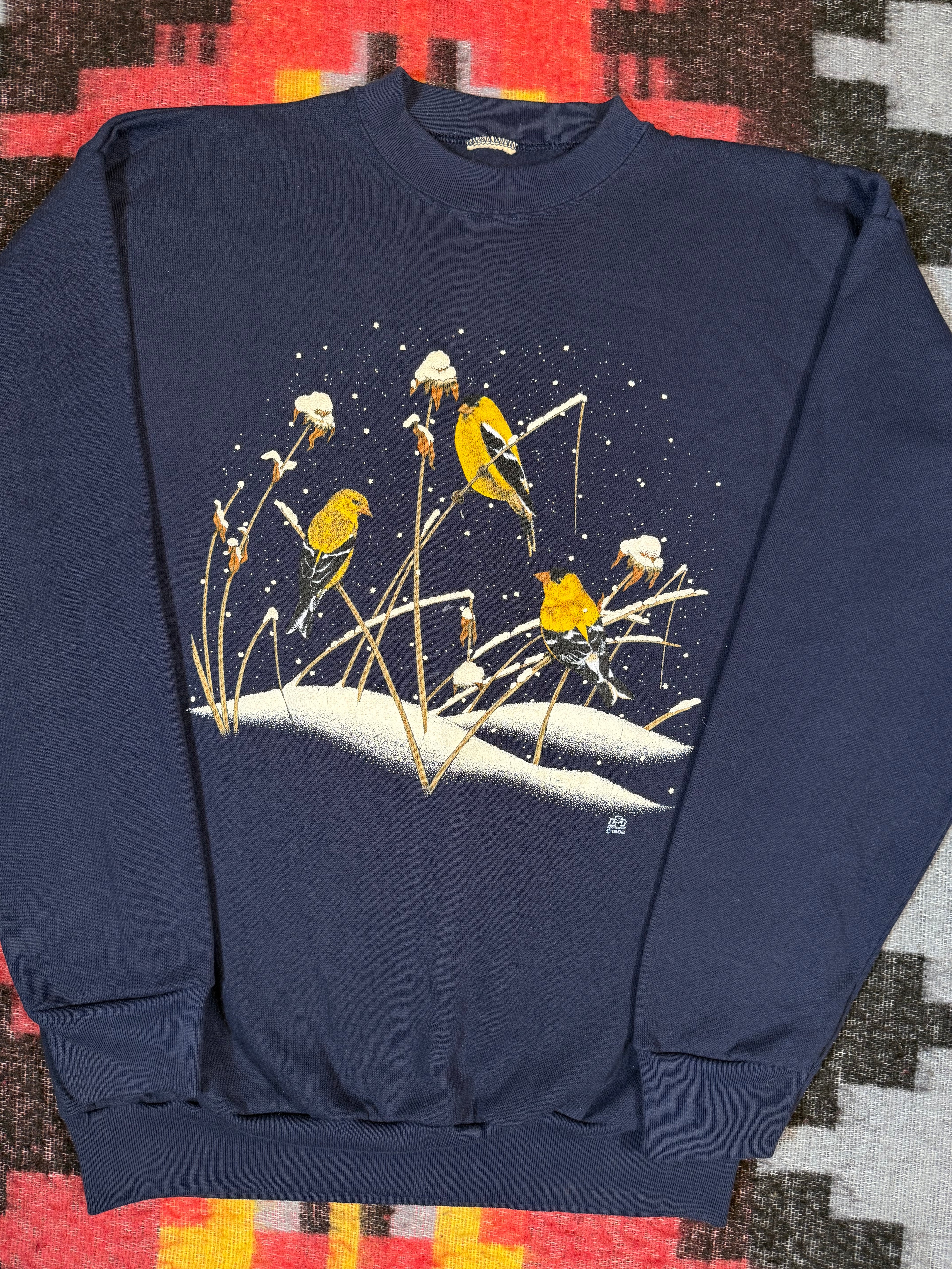 Vintage 1992 Yellow Snowbirds Crewneck (L)