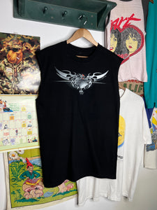Vintage 2002 Metal Harley Davidson Cutoff Shirt (L)