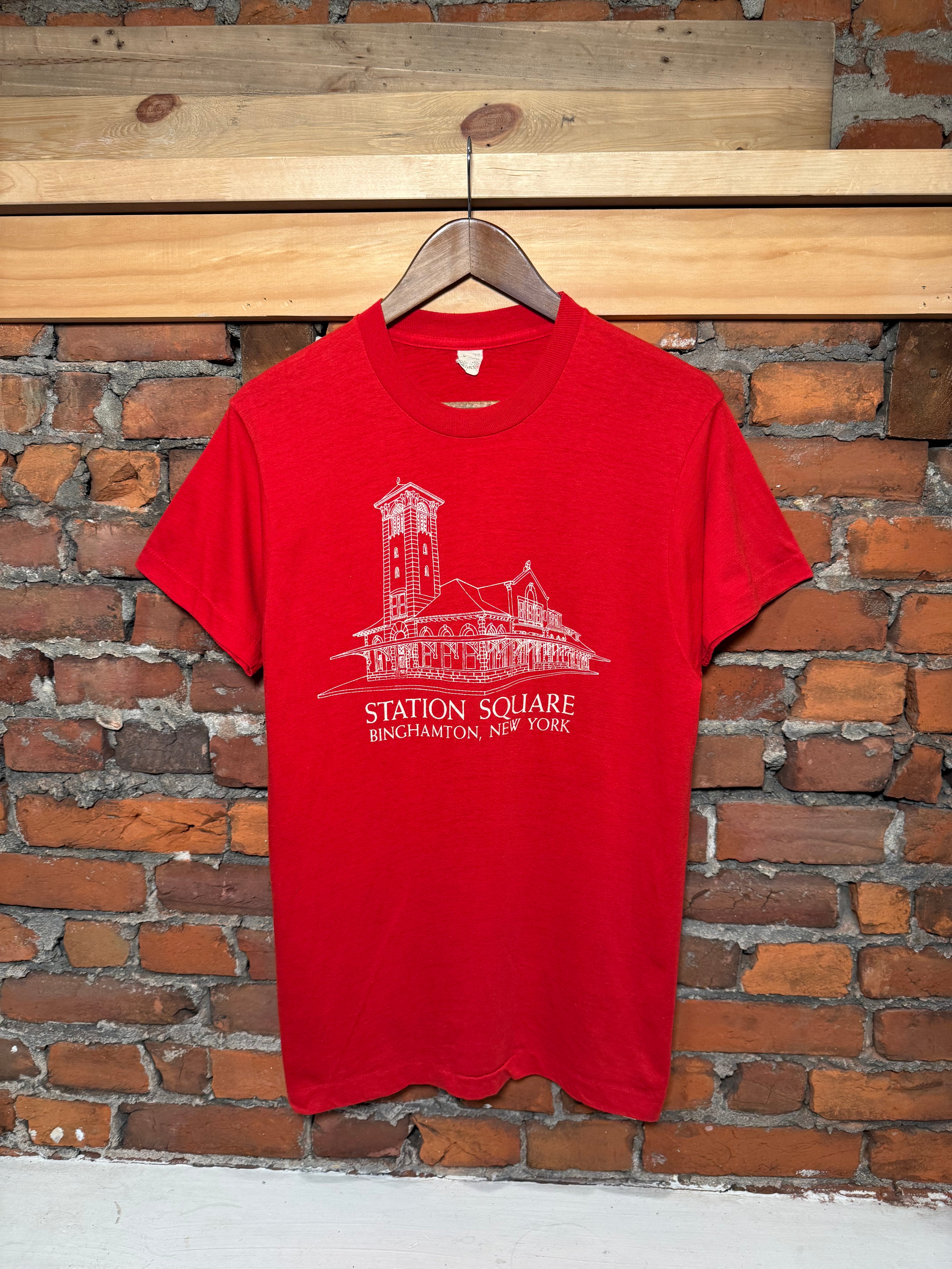 Vintage 80s Station Square Binghamton New York Shirt (M)