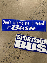 Load image into Gallery viewer, Vintage Bush Bumper Stickers

