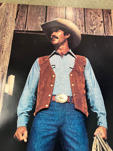 Vintage Here Comes Wrangler Advertisement Poster (21x28inch)