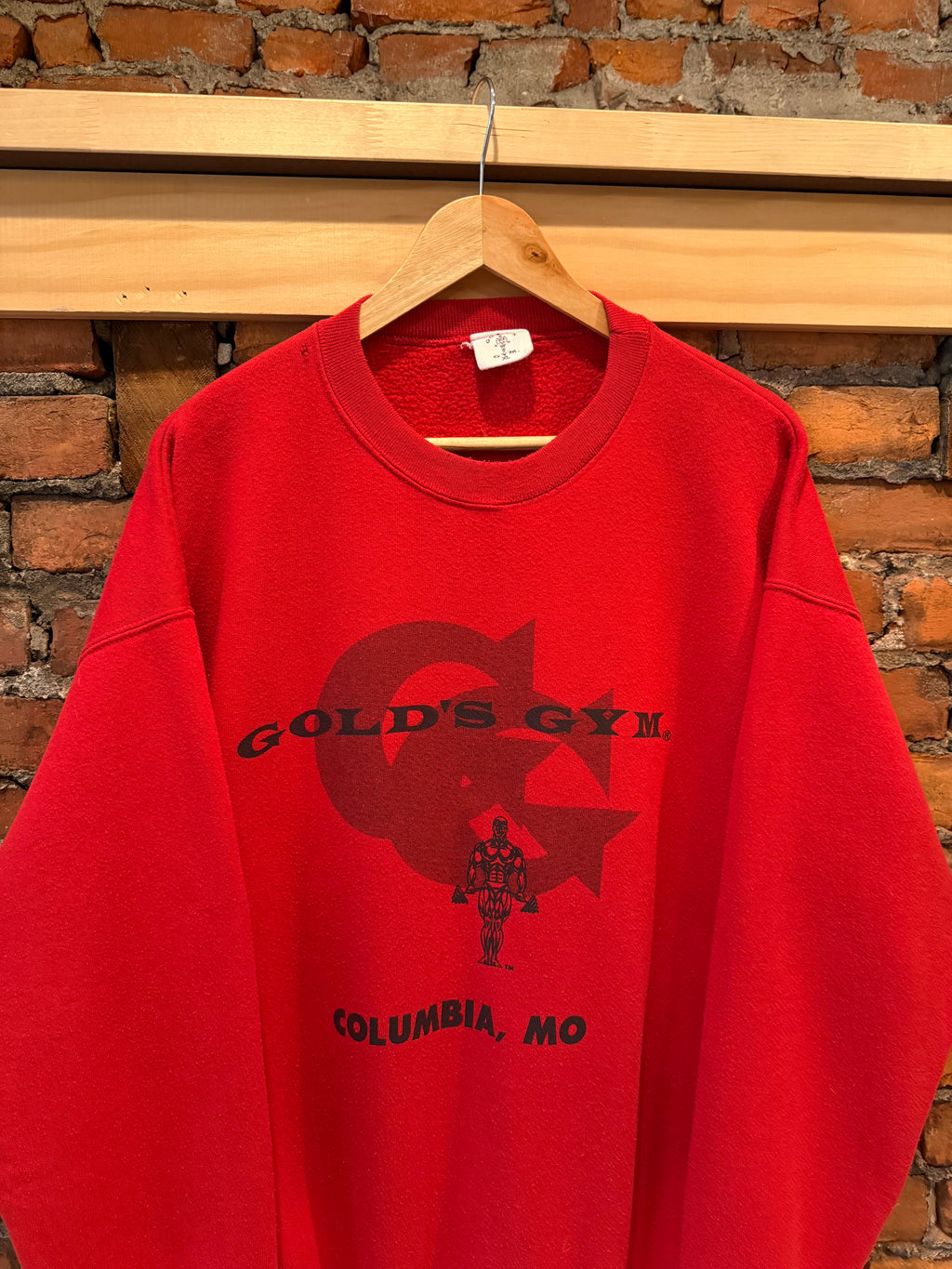 Vintage Golds Gym Red Crewneck (XL)