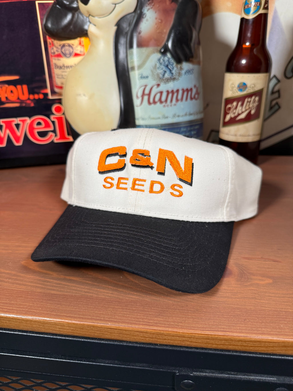 Vintage C&N Seeds Snapback Hat