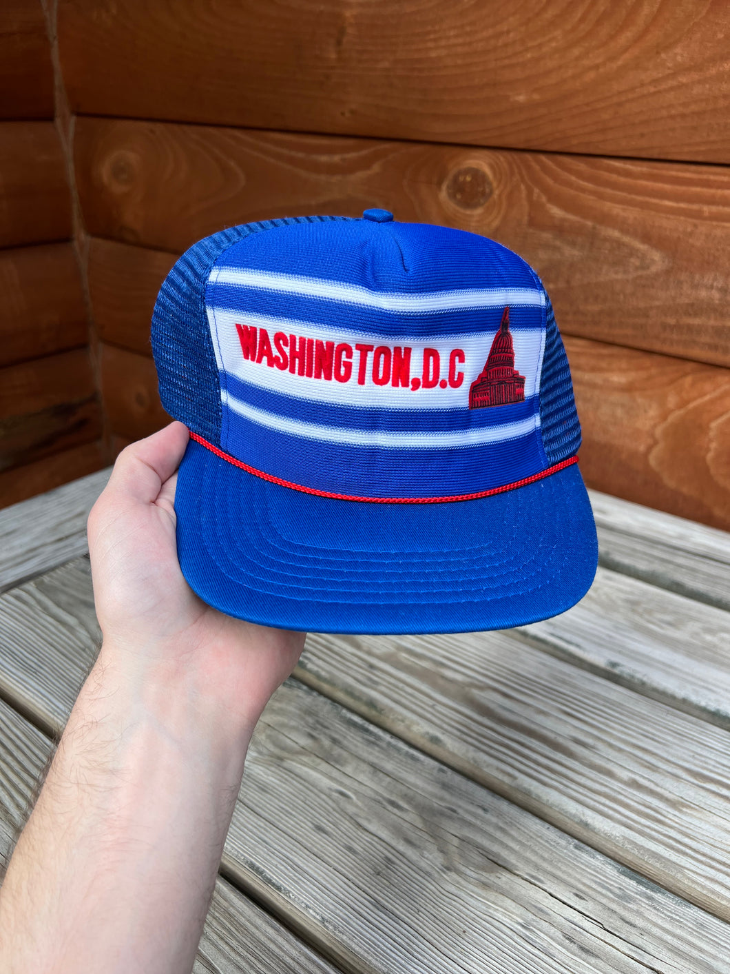 Vintage 80s Washington DC Trucker Hat