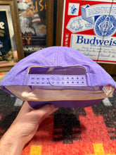Load image into Gallery viewer, Vintage 80s Riverside Casino Purple SnapBack Hat
