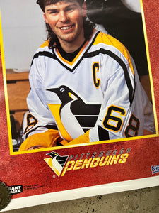 Vintage Jaromir Jagr Pittsburgh Penguins Poster (22x28inch)