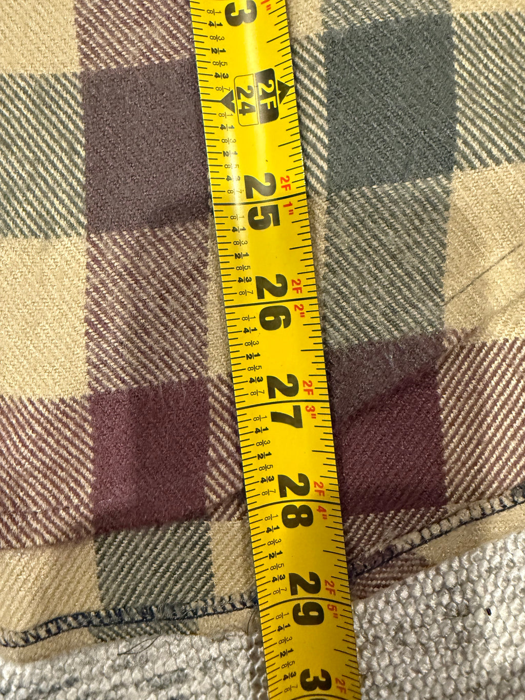 Vintage Current Seen Tan Flannel Shirt (L)