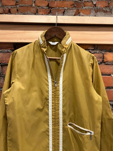 True Vintage Sears Yellow Windbreaker Jacket (See Measurements)(Flaw)