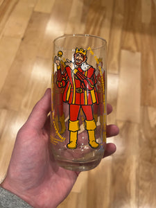 Lot of 2 Vintage 70s Burger King Glasses