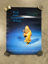 Load image into Gallery viewer, Vintage 1980 Real and Imaginary Beings Yale Art Gallery Poster (20x27inch)
