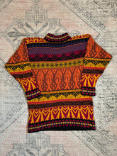 Load image into Gallery viewer, Vintage 80s Pasta Fish Pattern Sweater (WM)

