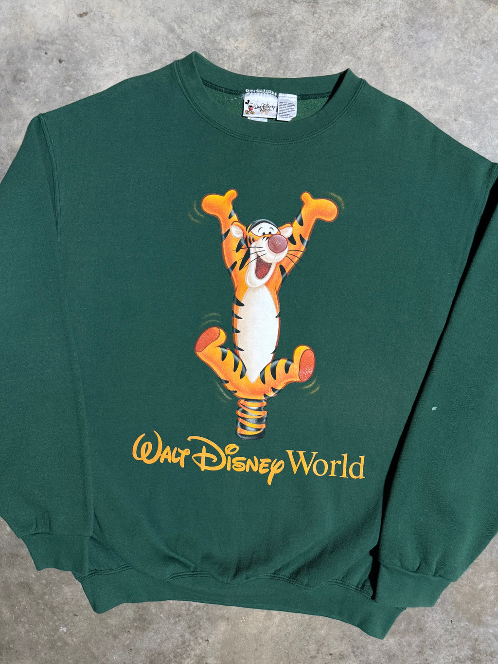 Vintage Walt Disney World Tigger Heavyweight Crewneck (2XL)