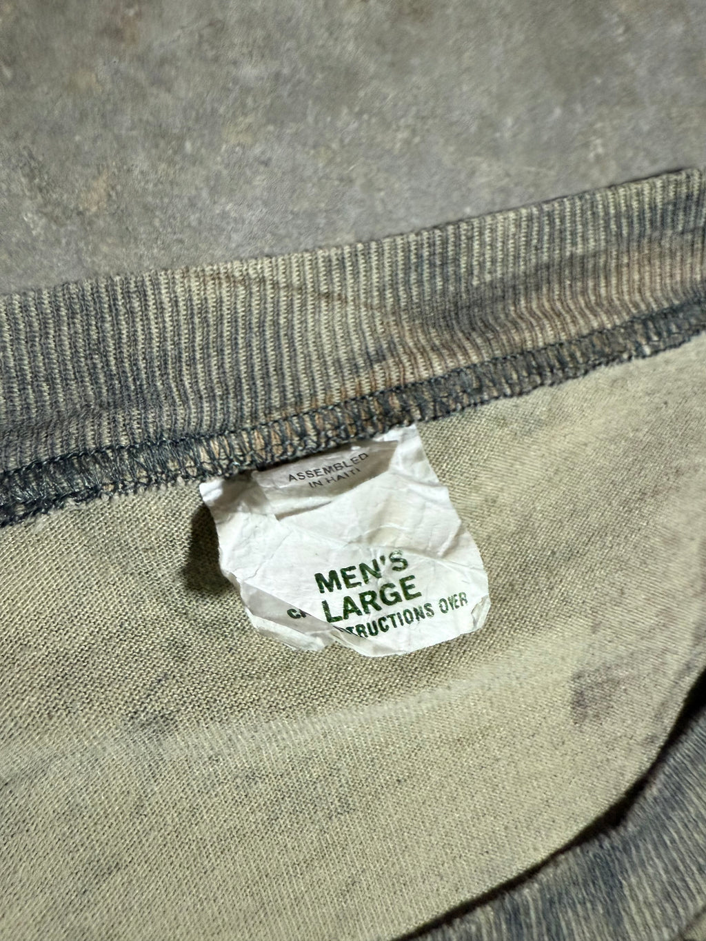 Vintage 80s Camo T-Shirt (XL)