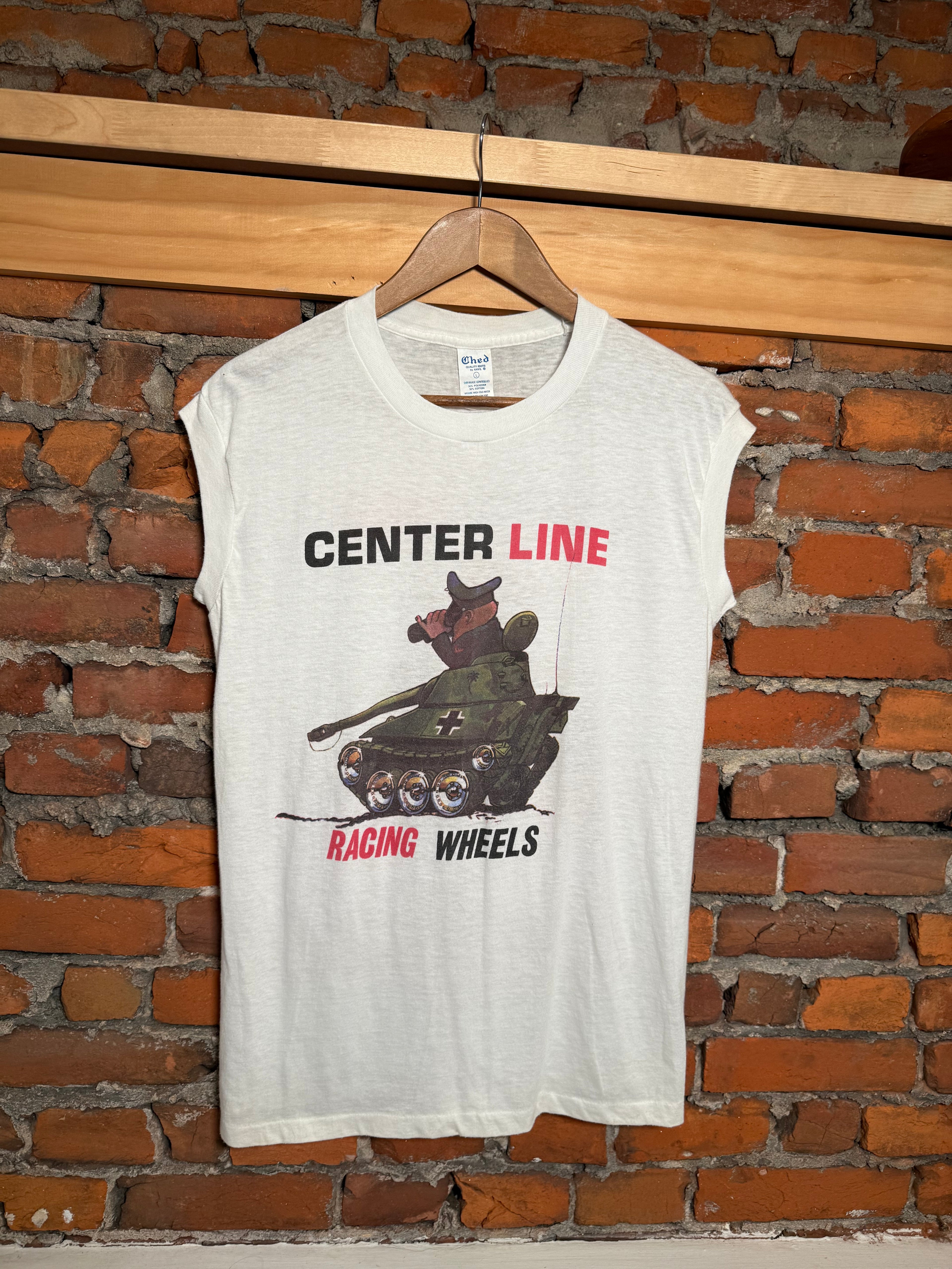 Vintage 80s Center Line Racing Wheels Muscle Shirt (M)